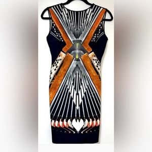 CLOVER CANYON ACCORDIAN sheath dress